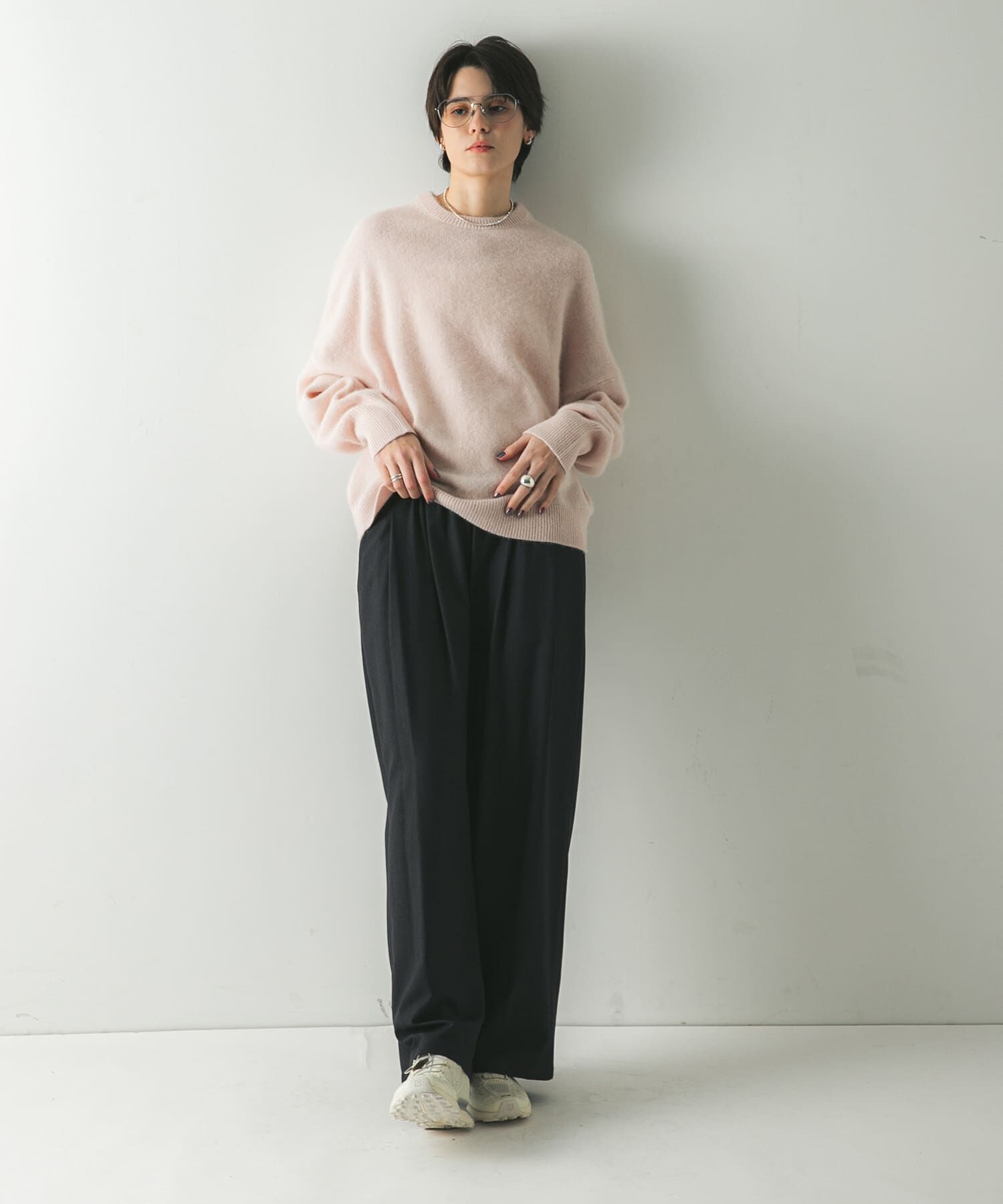 URBAN RESEARCH「FOX/CASHMEREルーズニット」|ニット・セーター|