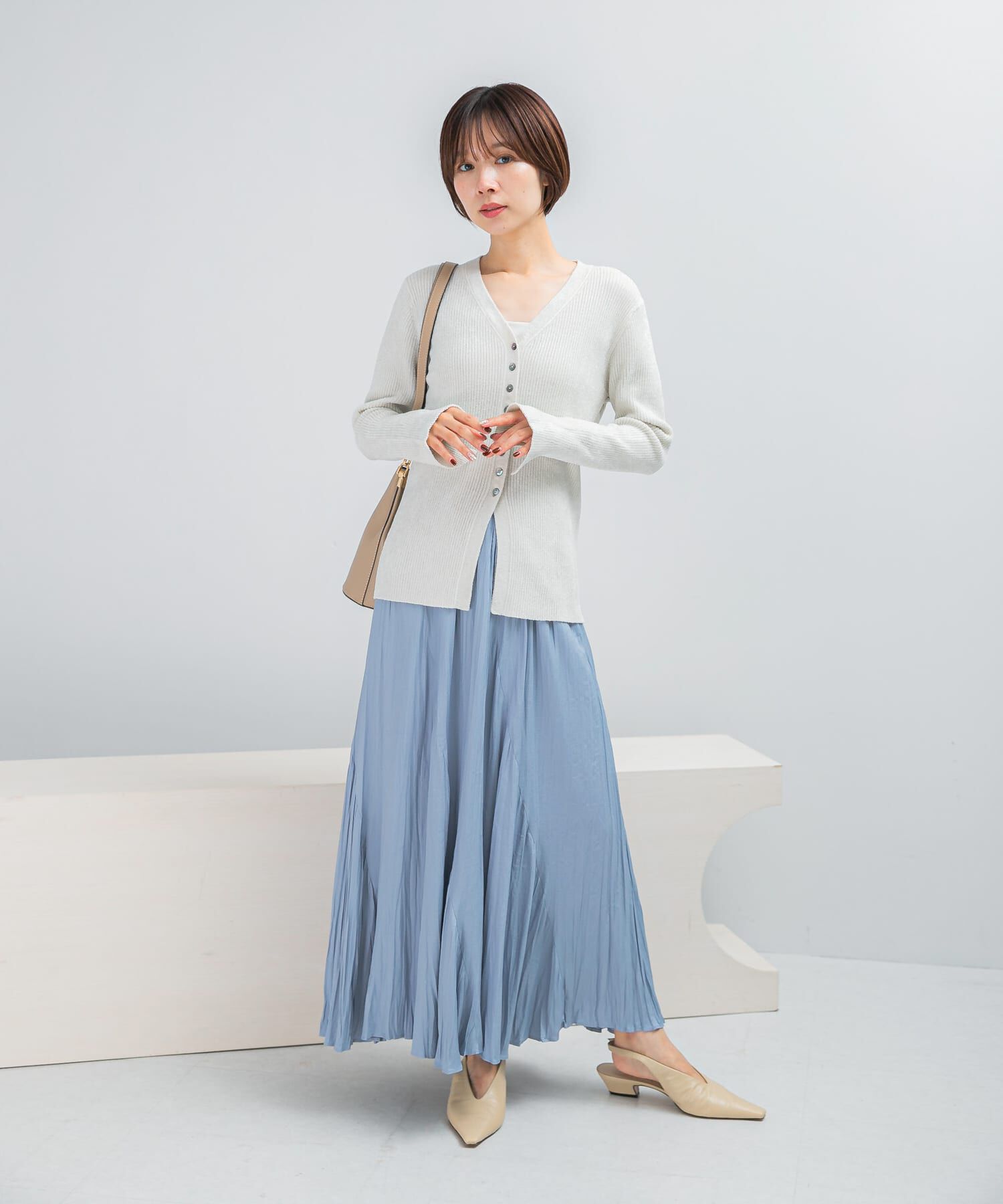 URBAN RESEARCH ROSSO「モールVネックニットカーディガン」|カーディガン|