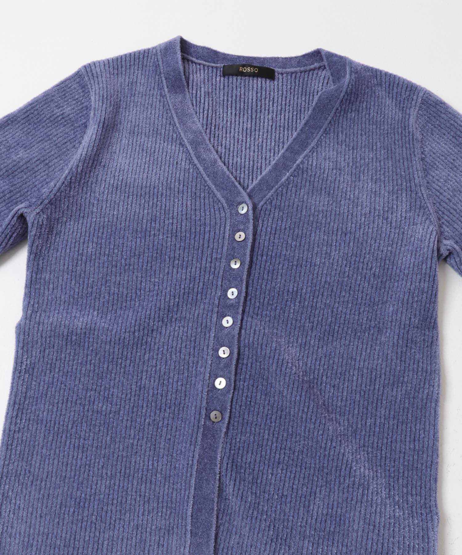 URBAN RESEARCH ROSSO「モールVネックニットカーディガン」|カーディガン|