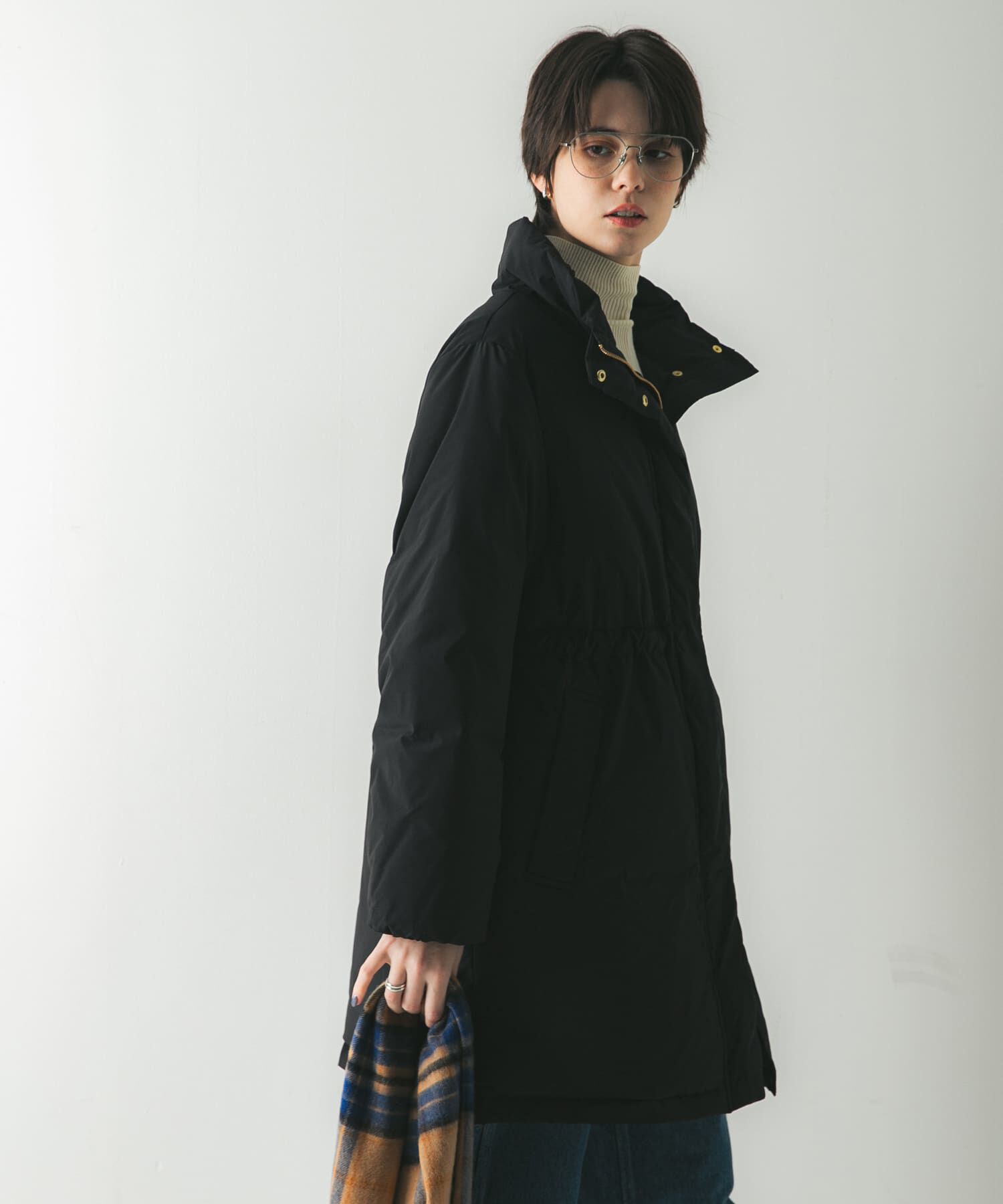 URBAN RESEARCH「スタンドカラードロストダウンコート」|ダウン|