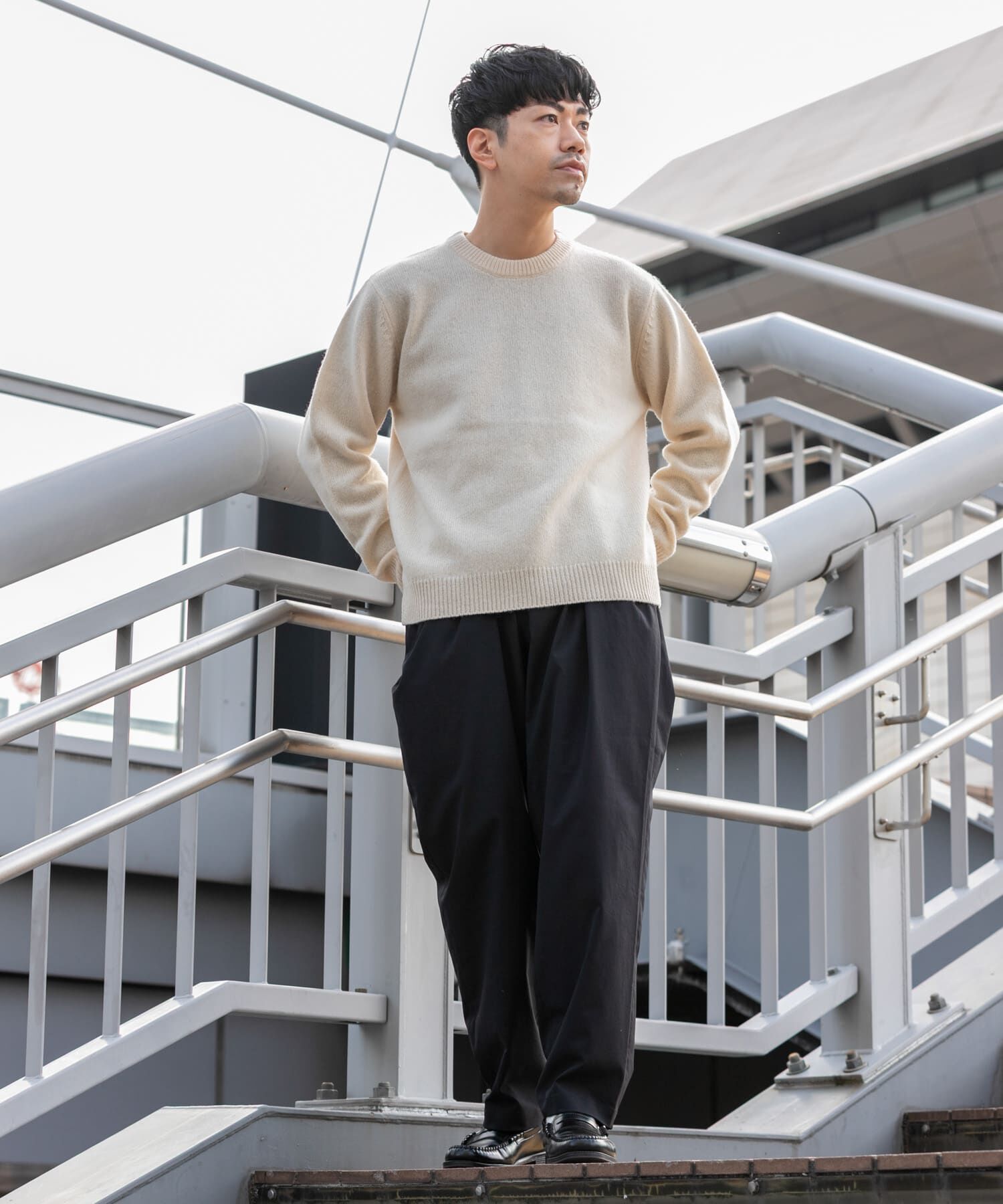 URBAN RESEARCH ROSSO「シェットランドウールクルーネックニット」|ニット・セーター|