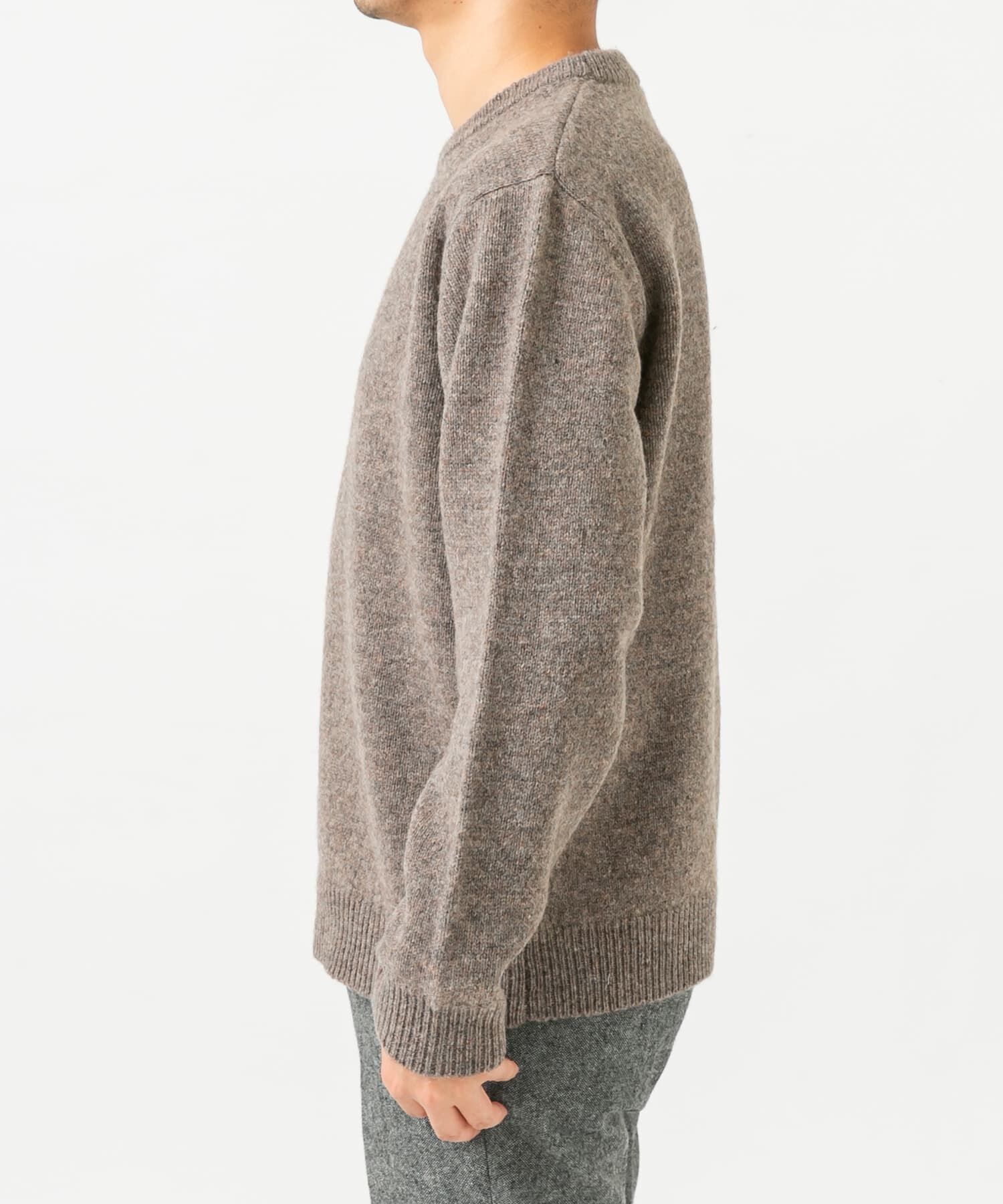 URBAN RESEARCH ROSSO「シェットランドウールクルーネックニット」|ニット・セーター|