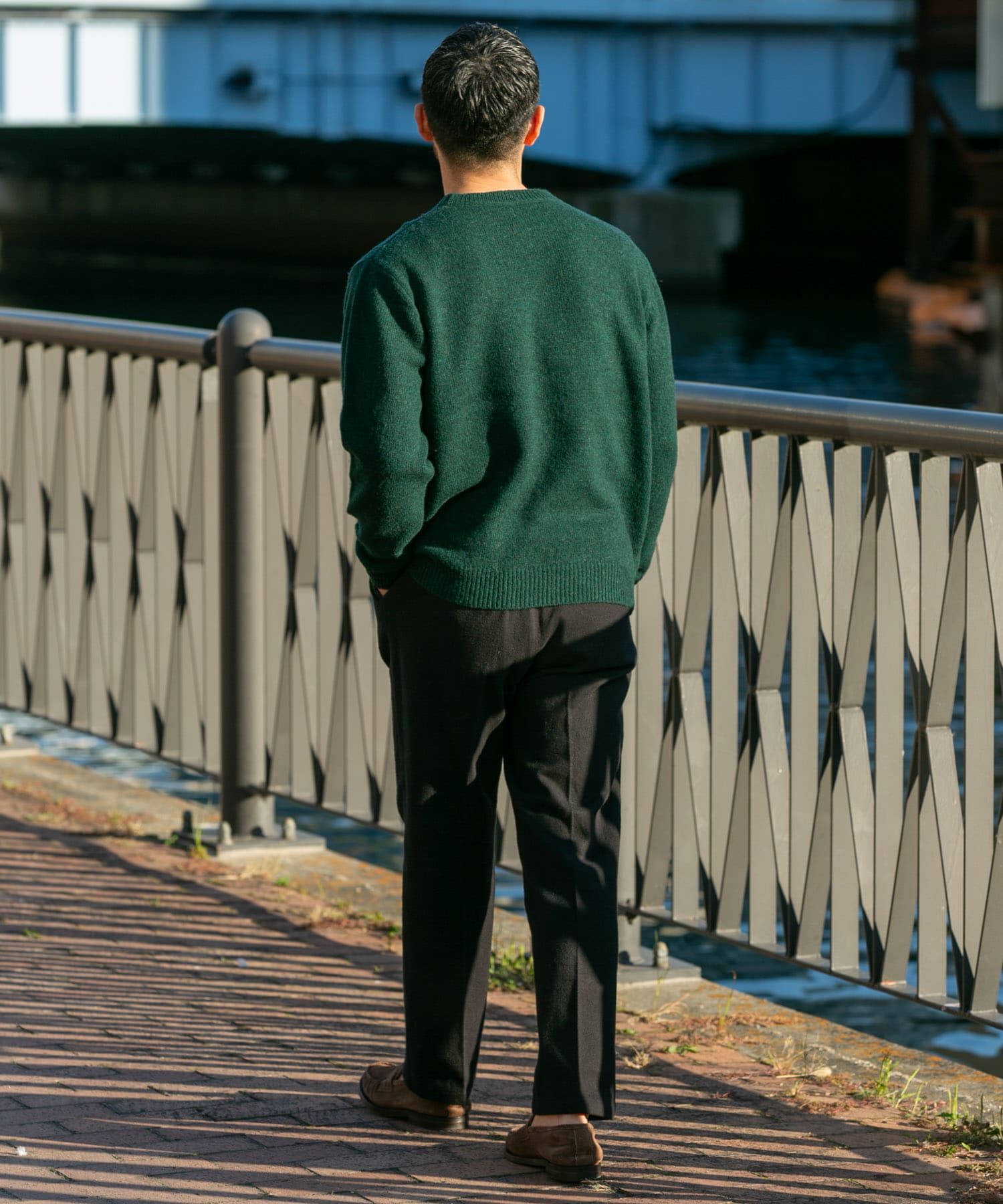 URBAN RESEARCH ROSSO「シェットランドウールクルーネックニット」|ニット・セーター|