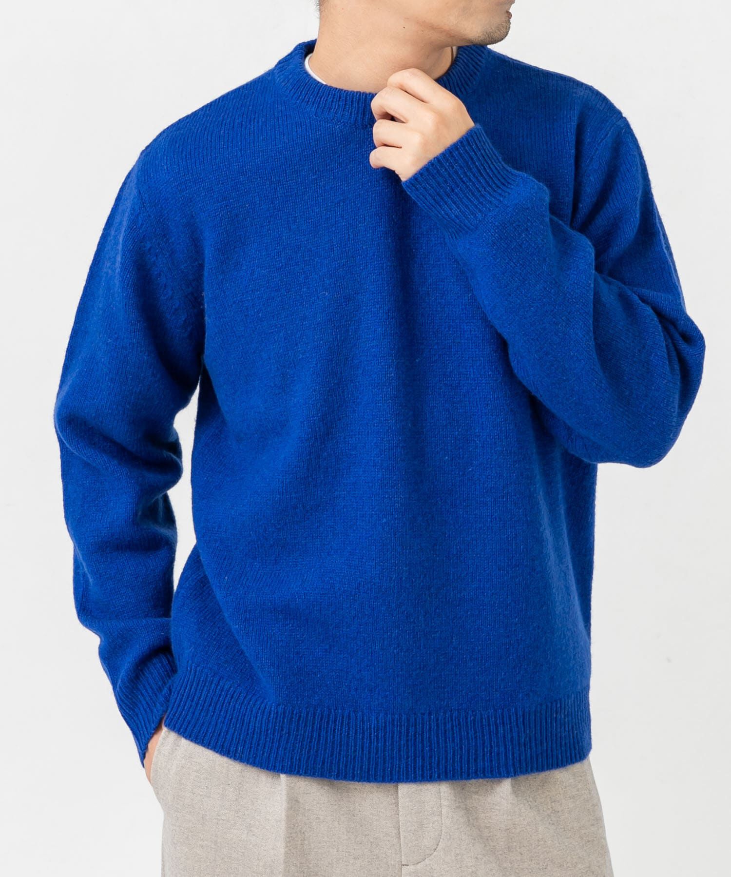 URBAN RESEARCH ROSSO「シェットランドウールクルーネックニット」|ニット・セーター|