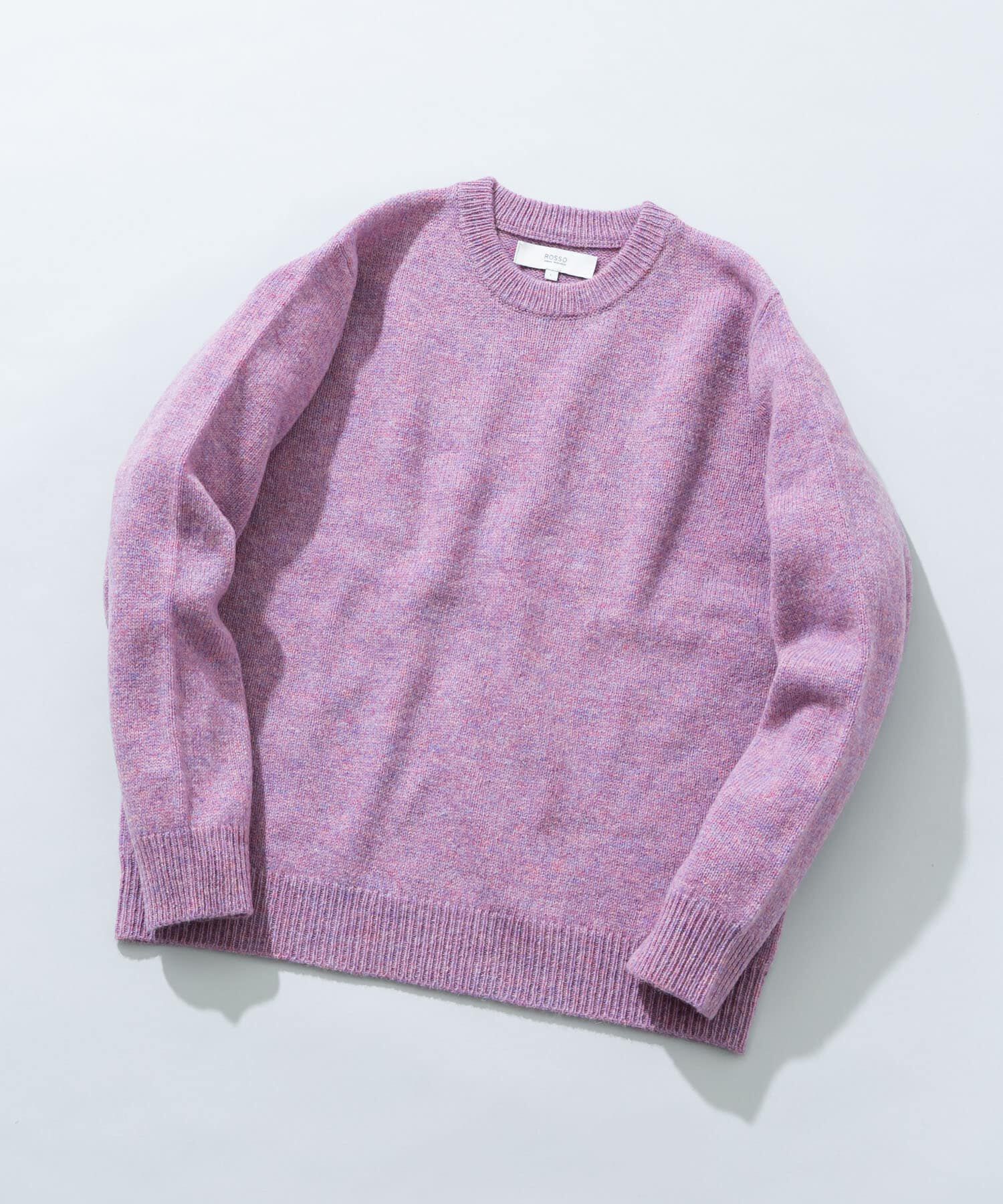 URBAN RESEARCH ROSSO「シェットランドウールクルーネックニット」|ニット・セーター|