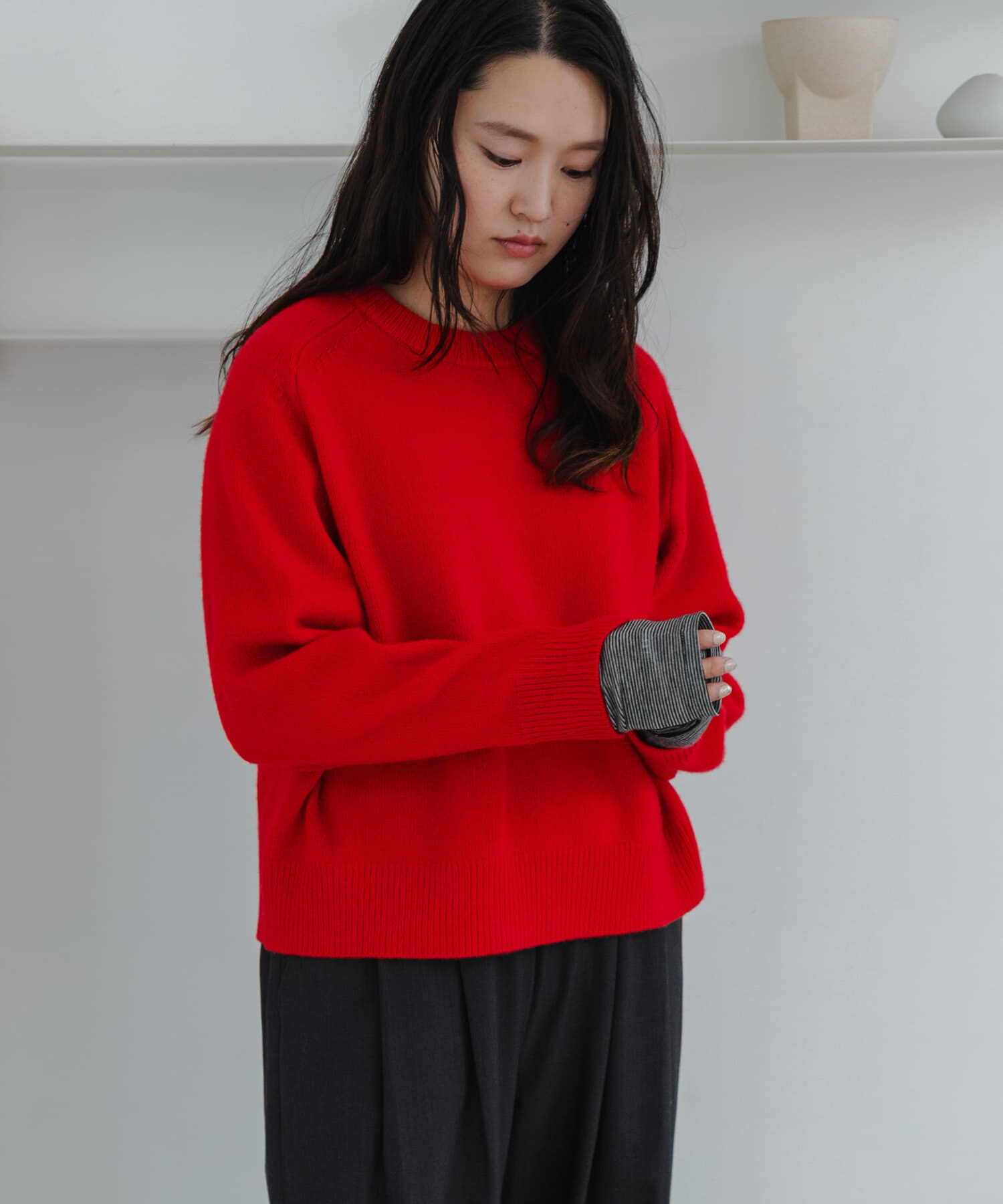 URBAN RESEARCH「ウォッシャブルウールカシミヤニット」|ニット・セーター|