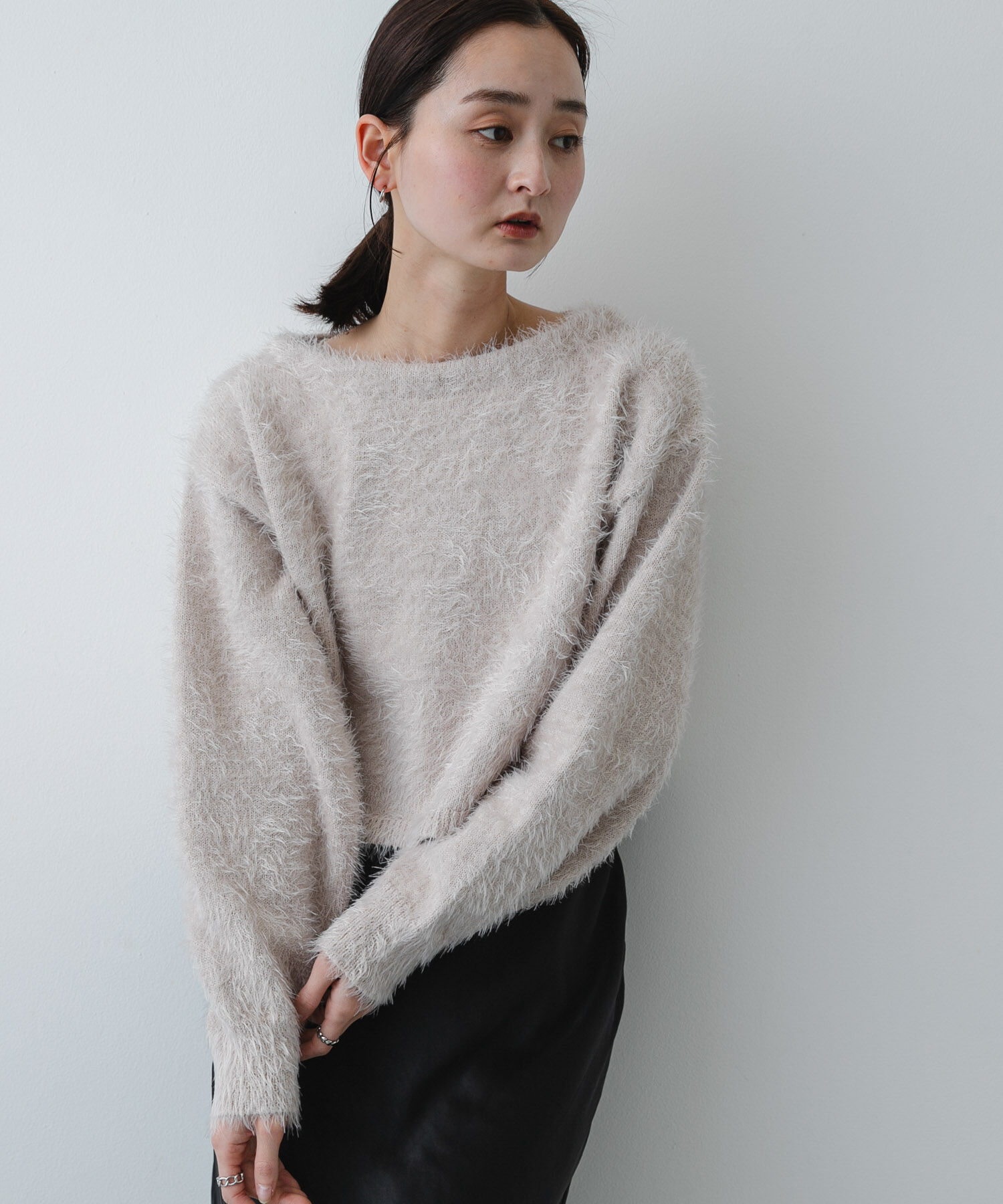 SENSE OF PLACE by URBAN RESEARCH「クロップドシャギーセーター」|ニット・セーター|