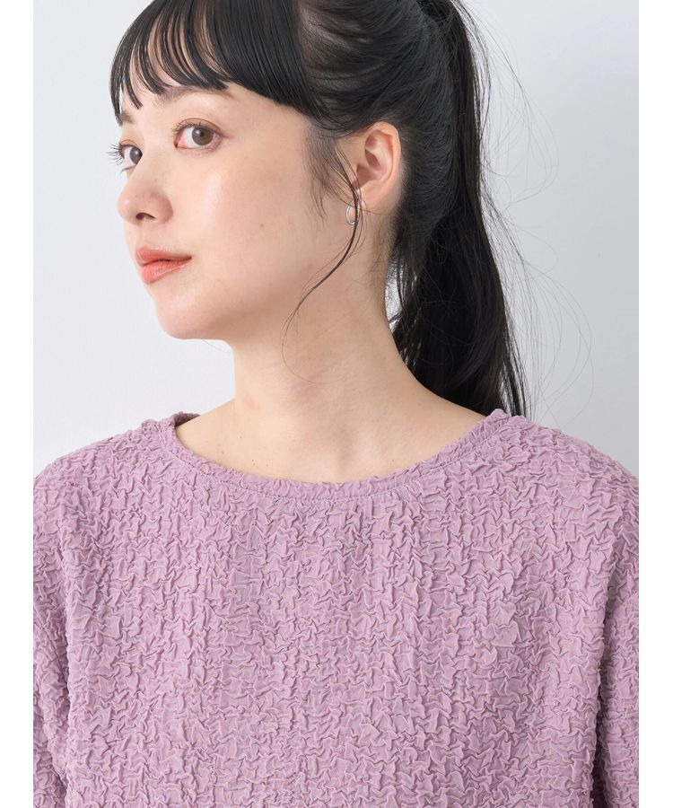 earth music&ecology「ホイップ風ジャガードプルオーバー」|Tシャツ・カットソー|