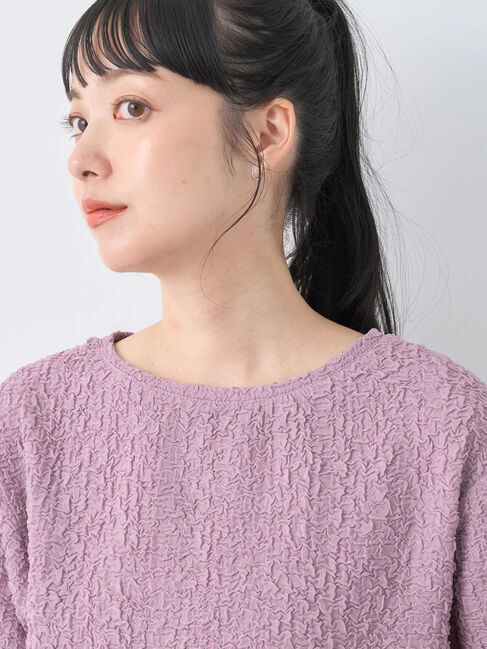 earth music&ecology「ホイップ風ジャガードプルオーバー」|Tシャツ・カットソー|