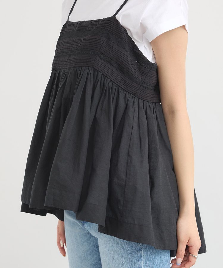 earth music&ecology「SET2点レースキャミ+フレンチTee」|Tシャツ・カットソー|