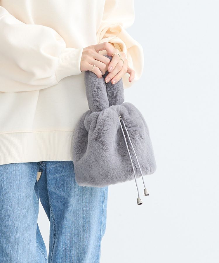 earth music&ecology「アーチハンドルファーバッグ」|ショルダー・メッセンジャー|