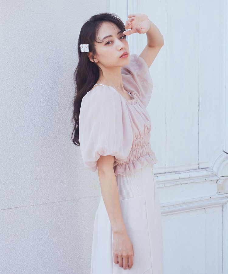 earth music&ecology「SET2点リボンクリップ+パール付きベロアクリップ」|その他|