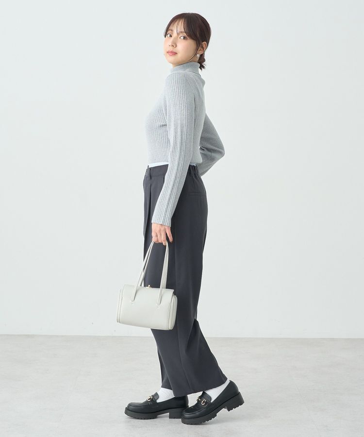 earth music&ecology「ラメタートルネックニットプルオーバー」|ニット・セーター|