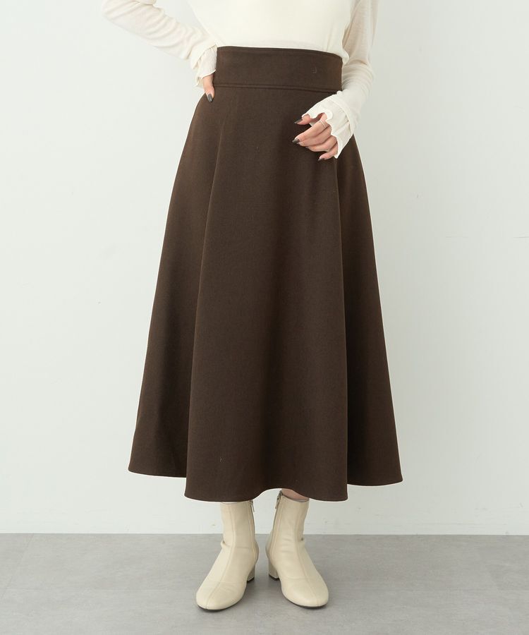 earth music&ecology「バックレースアップスカート」|フレア|