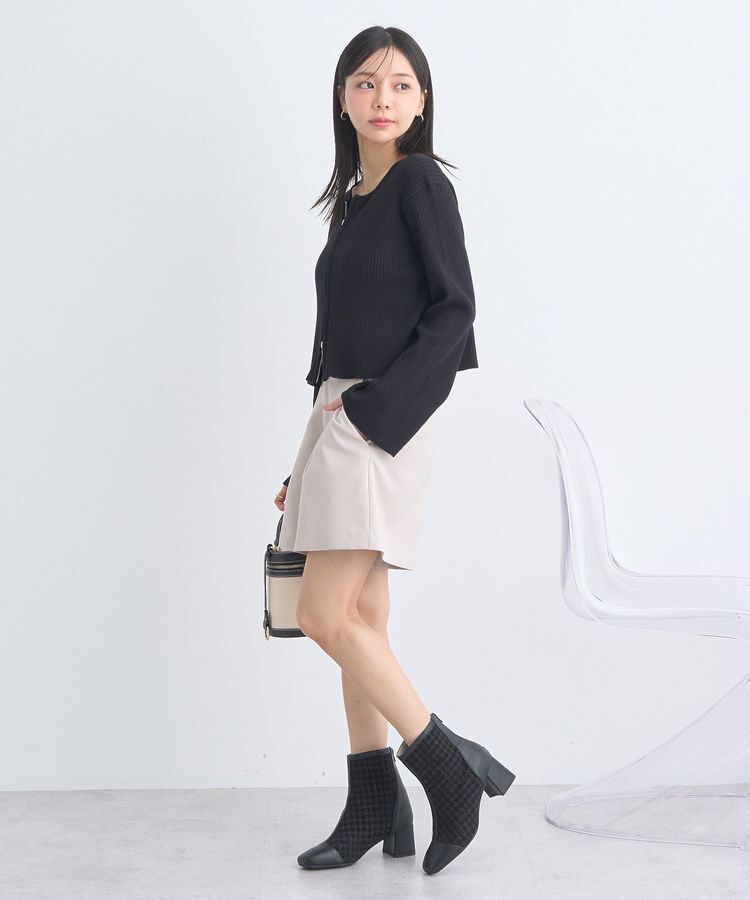 earth music&ecology「ダブルジップニットカーディガン」|カーディガン|