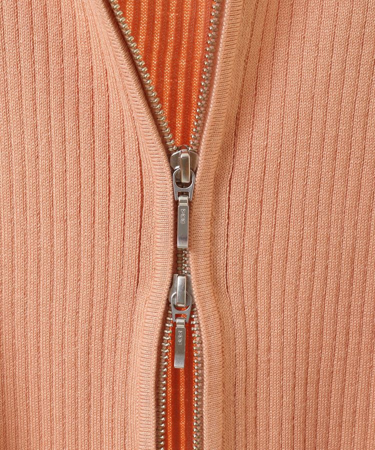 earth music&ecology「ダブルジップニットカーディガン」|カーディガン|