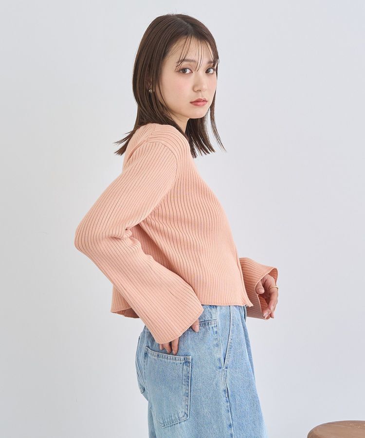 earth music&ecology「ダブルジップニットカーディガン」|カーディガン|