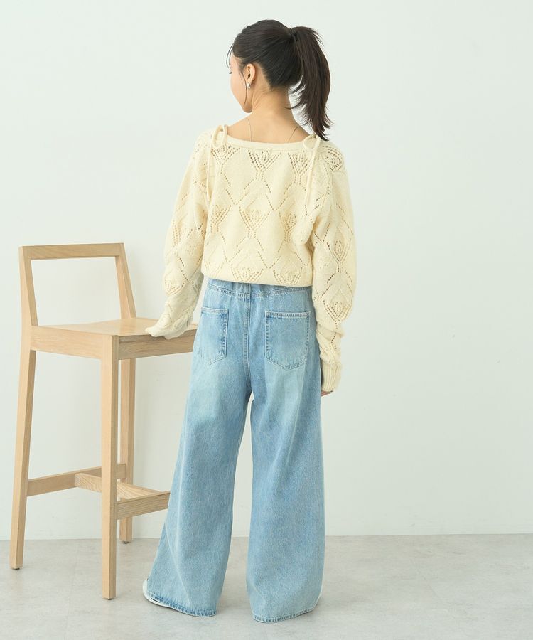 earth music&ecology「SET2点刺繍ビスチェ＋カーディガン」|カーディガン|