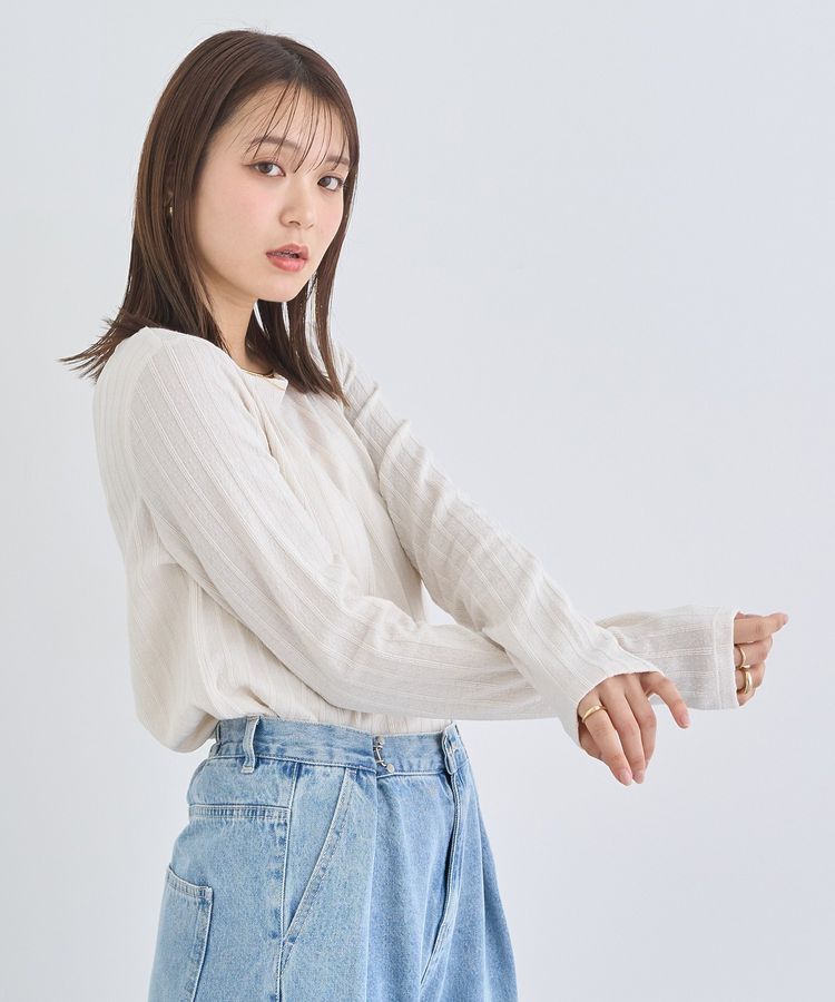 earth music&ecology「ぽこぽこプルオーバー」|Tシャツ・カットソー|