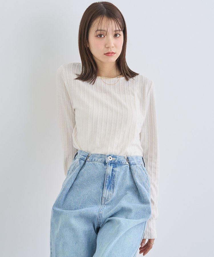 earth music&ecology「ぽこぽこプルオーバー」|Tシャツ・カットソー|