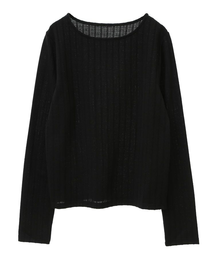 earth music&ecology「ぽこぽこプルオーバー」|Tシャツ・カットソー|Black