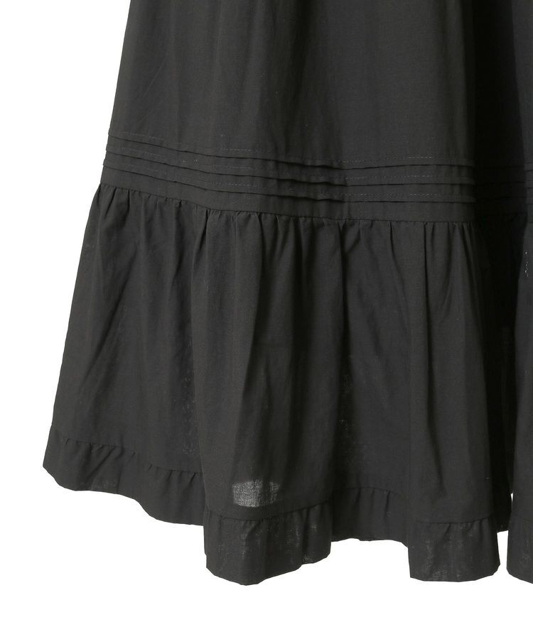 earth music&ecology「ピンタックティアードミディスカート」|フレア|