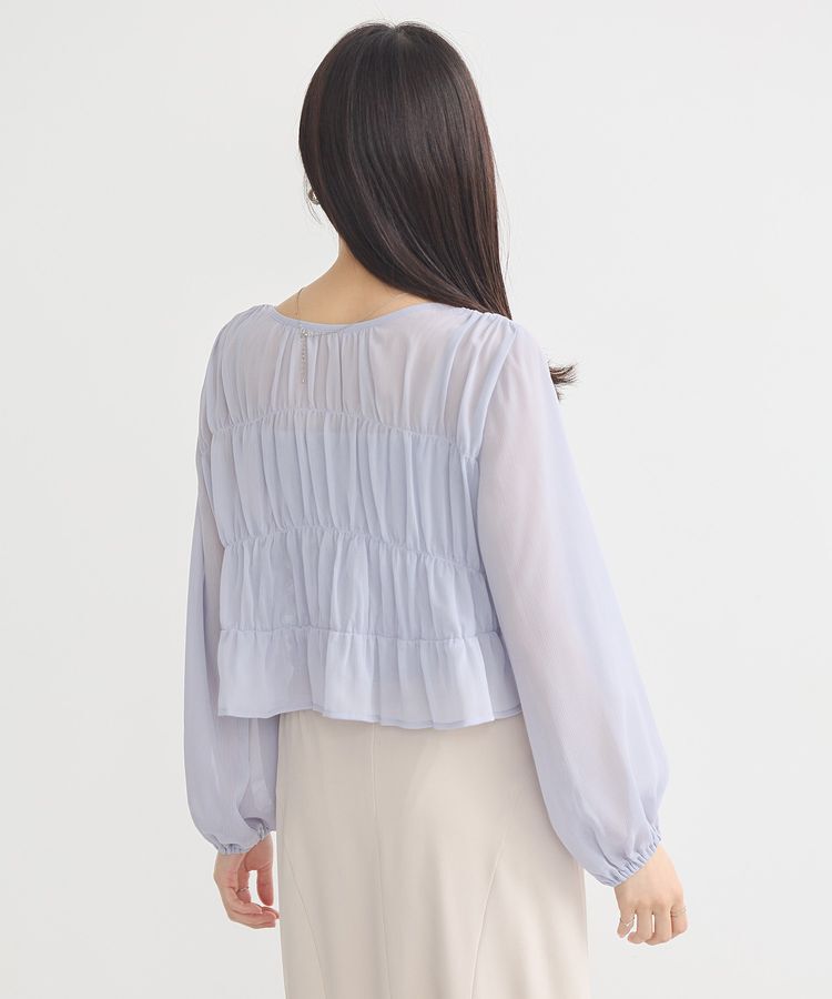 earth music&ecology「SET2点シアーシャーリングブラウス＋インナー」|シャツ・ブラウス|