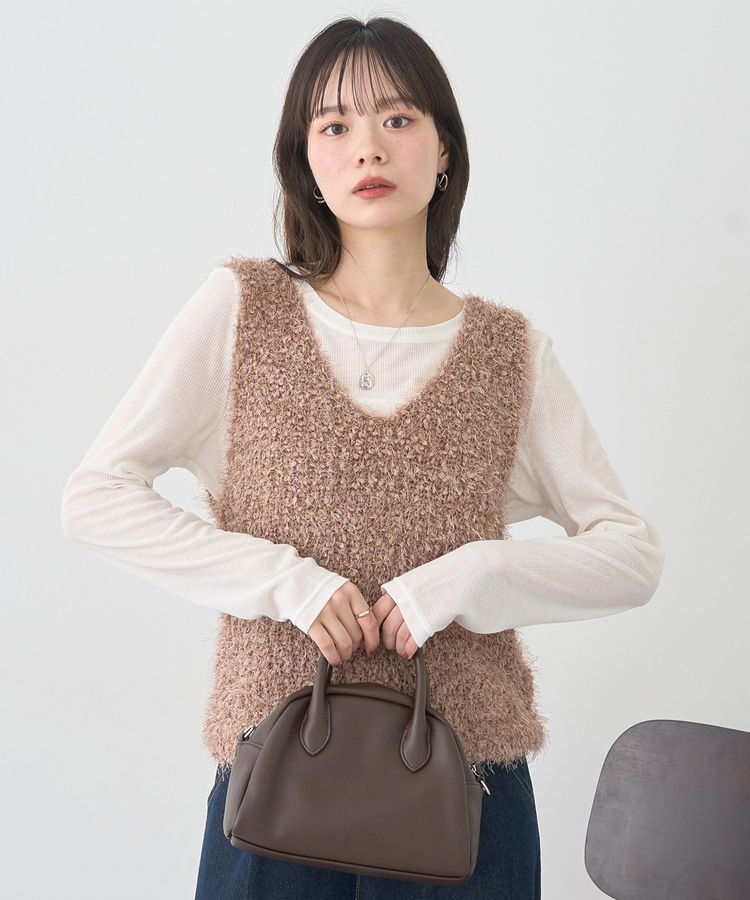 earth music&ecology「クルーネックシアーテレコプルオーバー」|Tシャツ・カットソー|