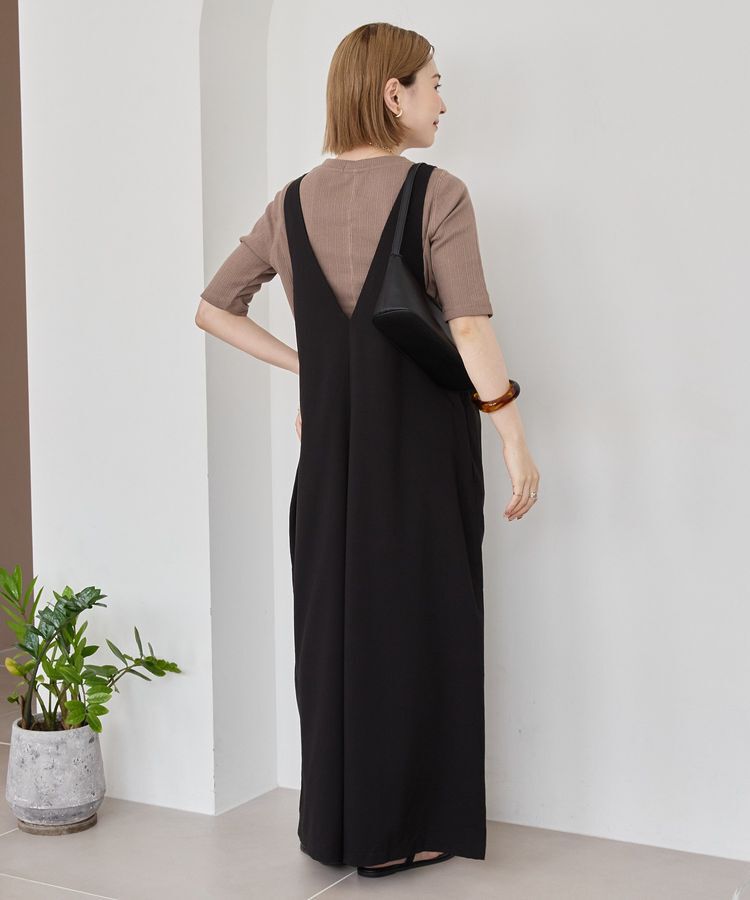 AMERICAN HOLIC「イージーケアVネックオールインワン」|オールインワン|