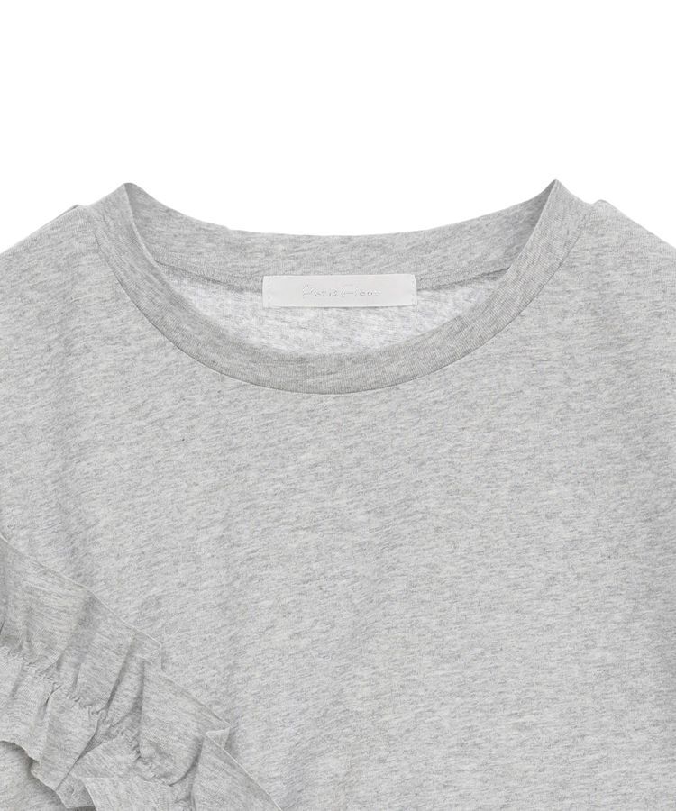 Green Parks「・Petit Fleur アシンメトリーフリルTEE」|Tシャツ・カットソー|