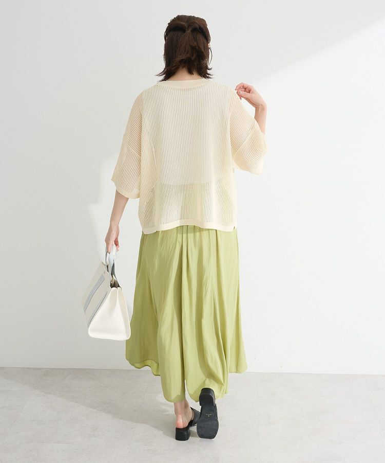 armonia「テープロゴ透かしニットプルオーバー」|Tシャツ・カットソー|