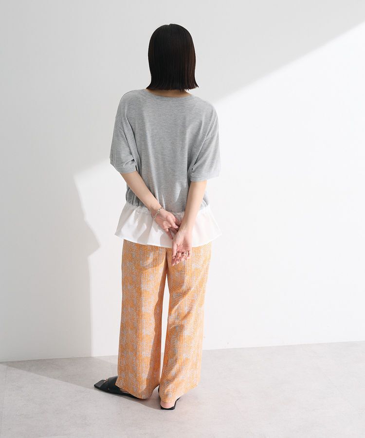 Green Parks「ウエストドロストドッキングロゴプルオーバー」|Tシャツ・カットソー|