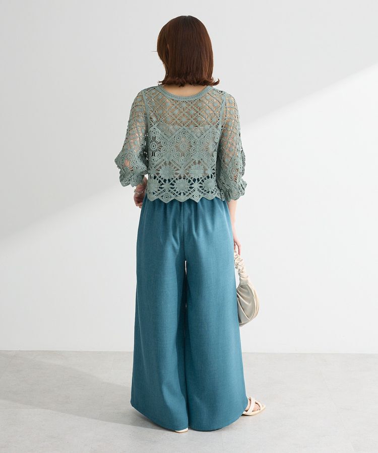 Green Parks「・SUGAR SPOON 2wayクロシェカーディガン」|カーディガン|