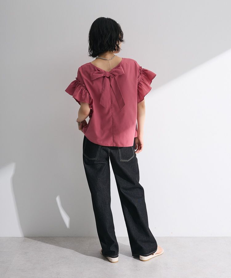 Green Parks「・ELENCARE DUE バックリボンブラウス」|シャツ・ブラウス|