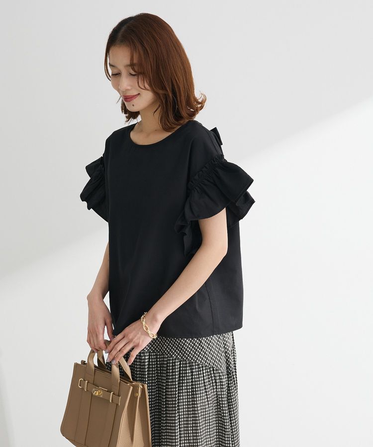 Green Parks「・ELENCARE DUE バックリボンブラウス」|シャツ・ブラウス|