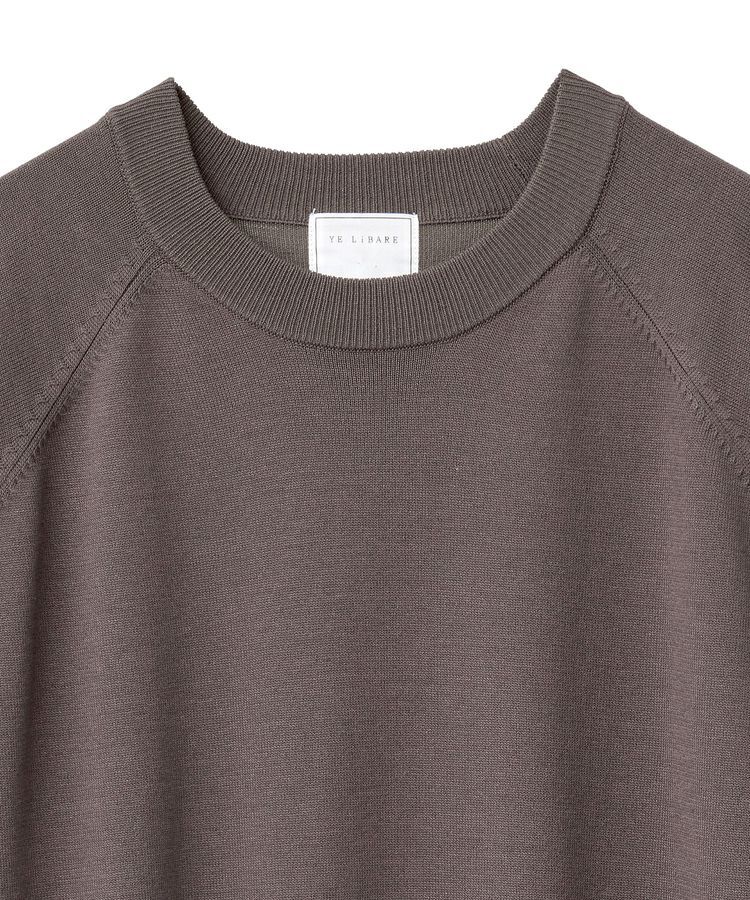 Green Parks「トレーナー風ニットプルオーバー」|ニット・セーター|