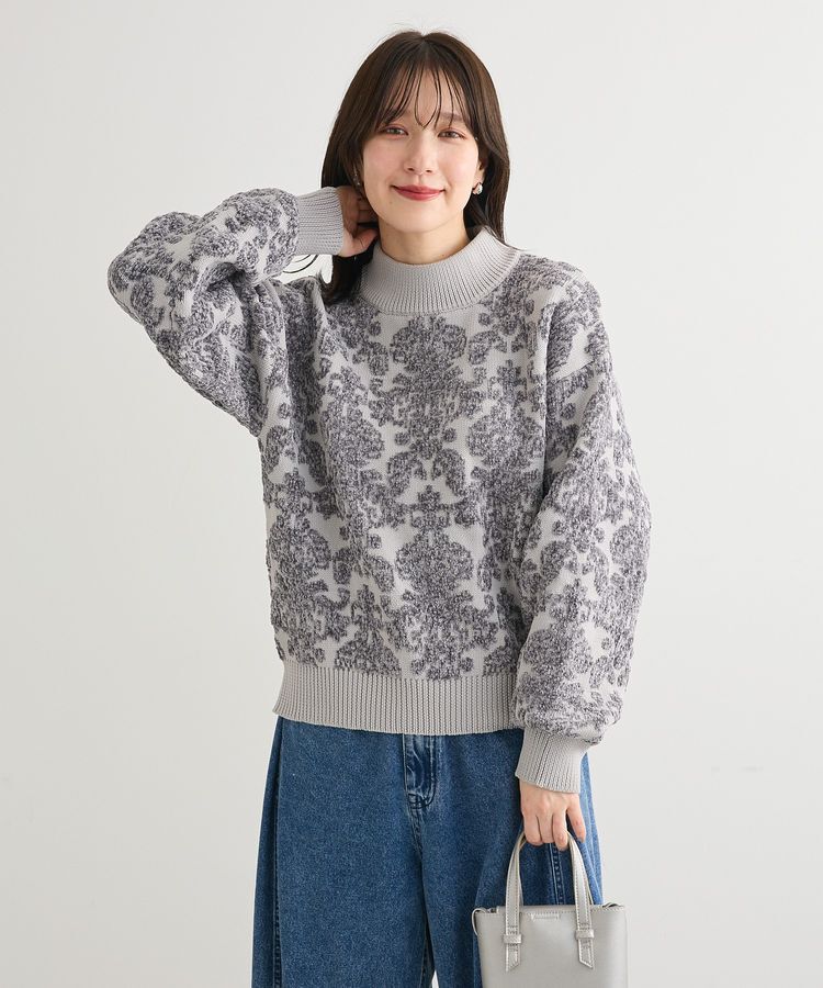 Green Parks「・swing by アラベスクジャカードニット」|ニット・セーター|