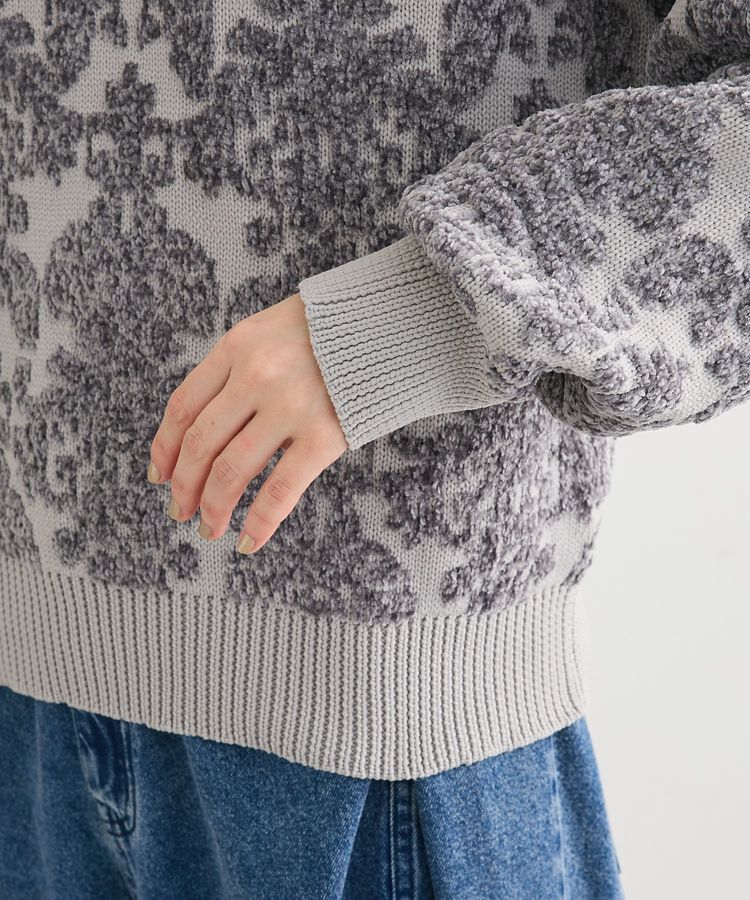 Green Parks「・swing by アラベスクジャカードニット」|ニット・セーター|