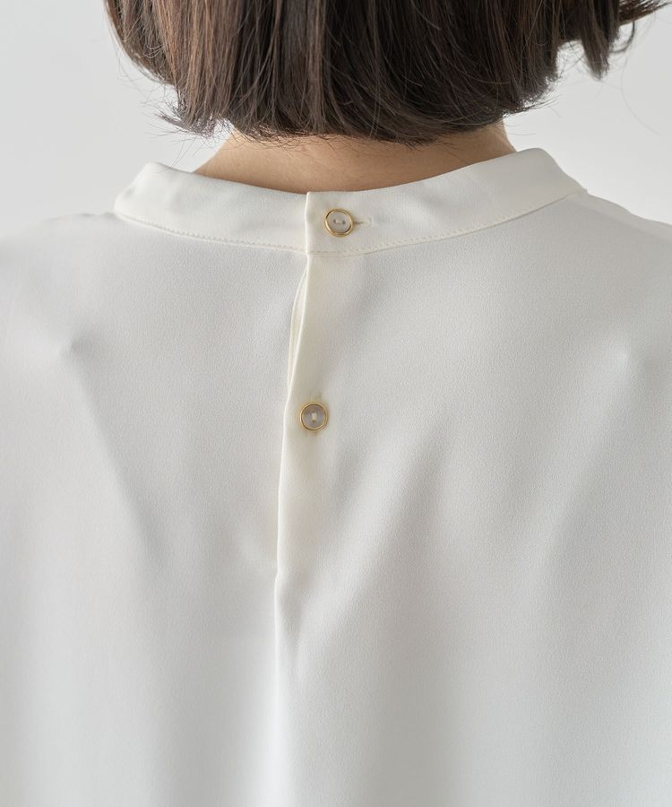 Green Parks「O.袖プリーツブラウス」|シャツ・ブラウス|