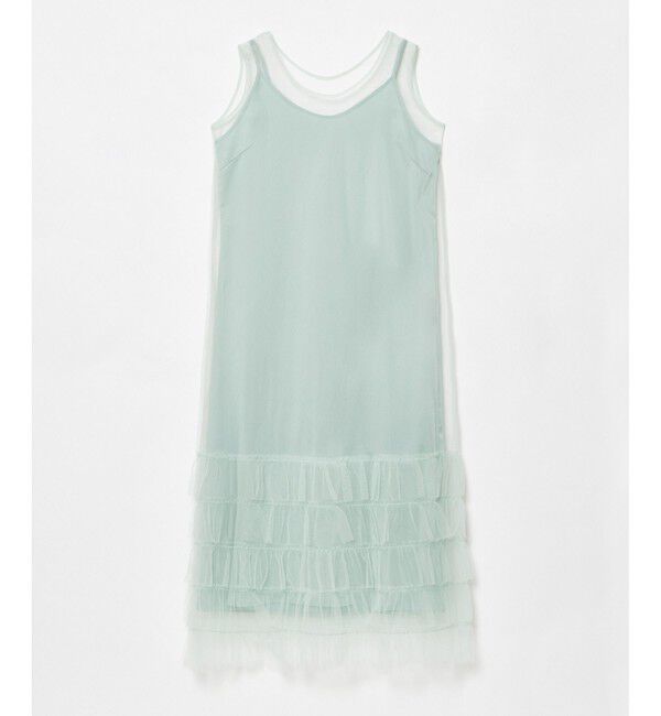 allureville「チュールフリルティアードワンピース」|ワンピース|