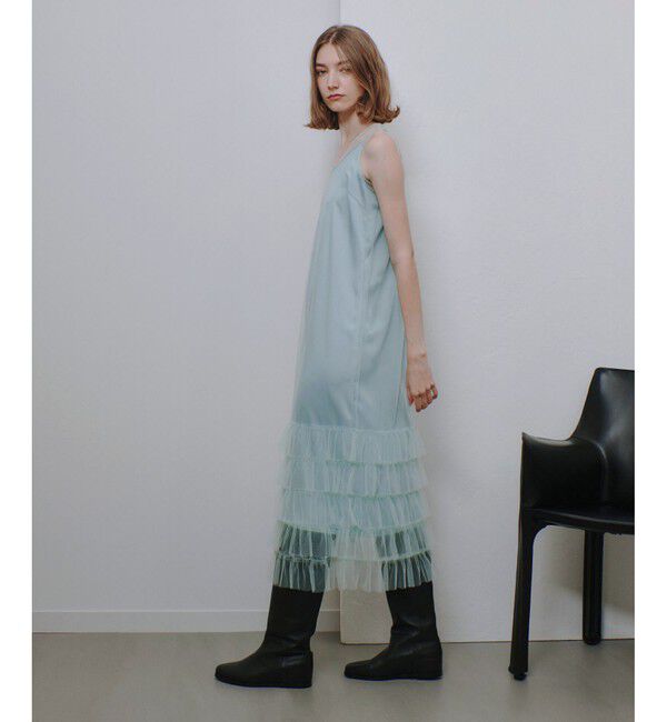 allureville「チュールフリルティアードワンピース」|ワンピース|