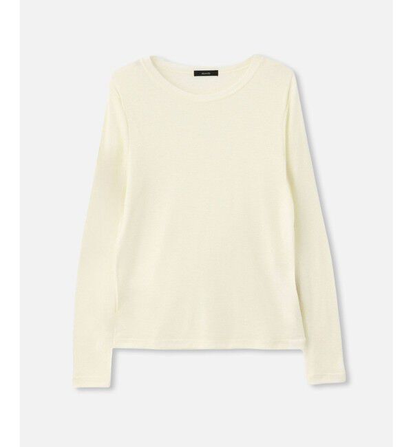 allureville「シアーウールフライスプルオーバー」|Tシャツ・カットソー|オフホワイト