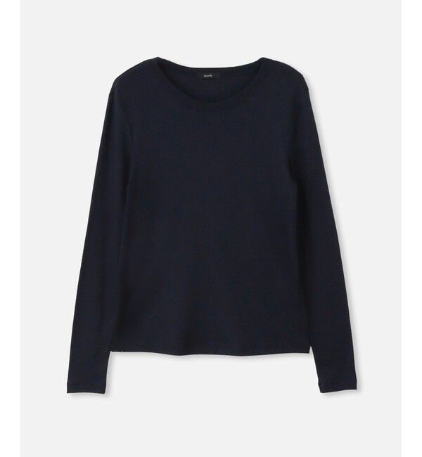 allureville「シアーウールフライスプルオーバー」|Tシャツ・カットソー|ネイビー