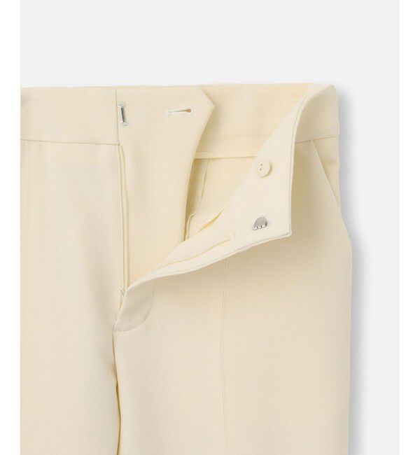 LOULOU WILLOUGHBY「【LOULOU WILLOUGHBY】ダブルクロスバックスリットパンツ」|チノ|