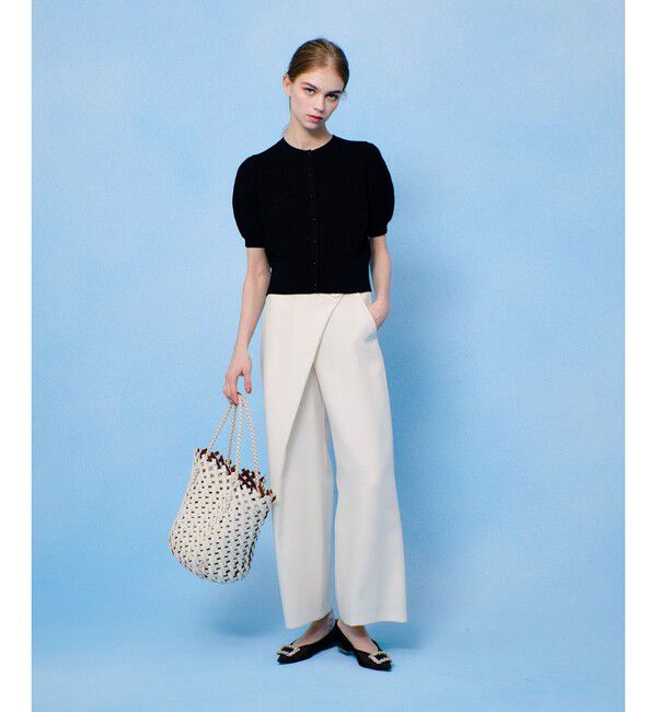 LOULOU WILLOUGHBY「【LOULOU WILLOUGHBY】アシメタックワイドパンツ」|チノ|