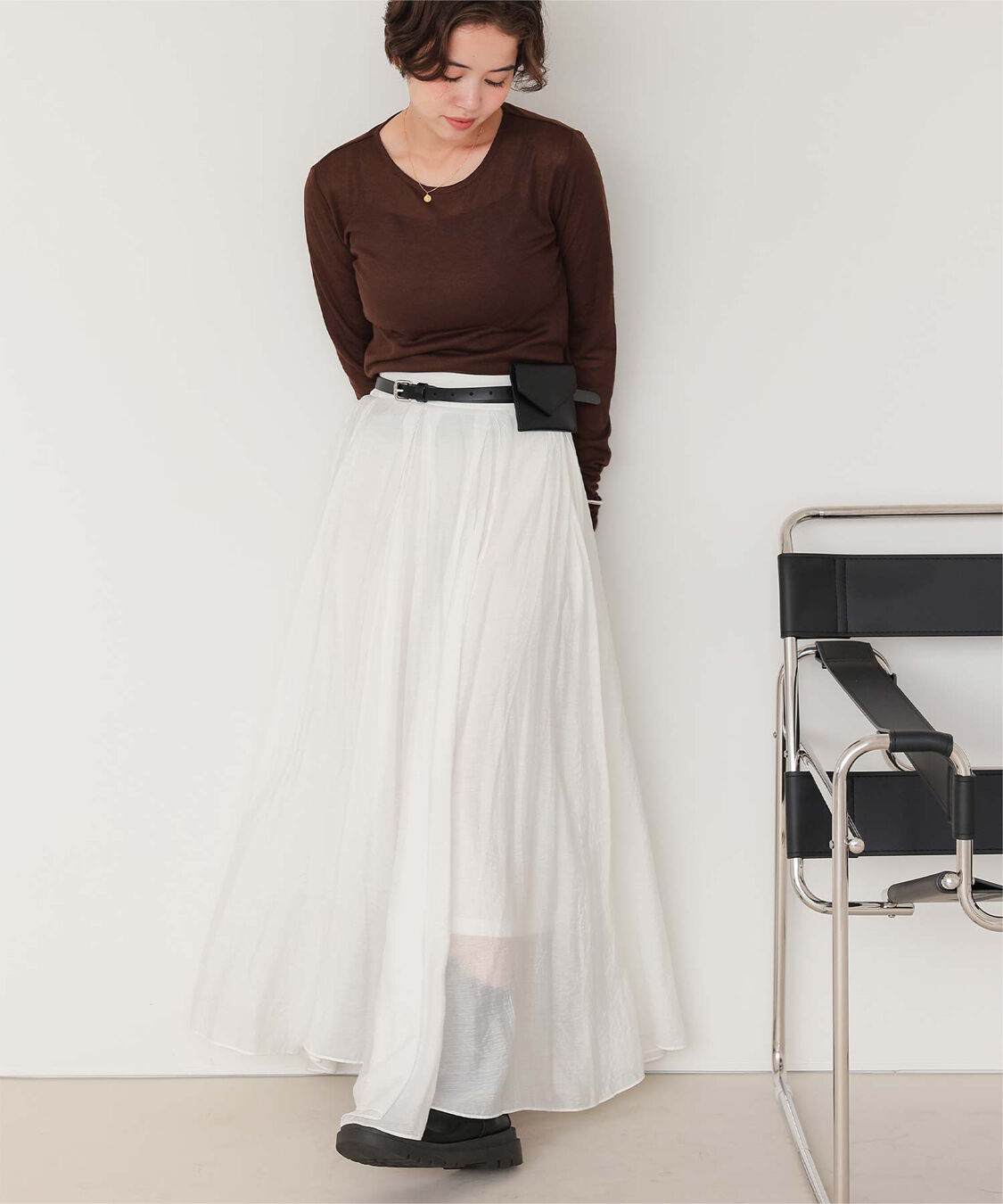 titivate「着心地抜群シアークルーネックトップス」|Tシャツ・カットソー|