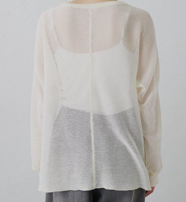  「ラッセルメッシュカットソー」|Tシャツ・カットソー|