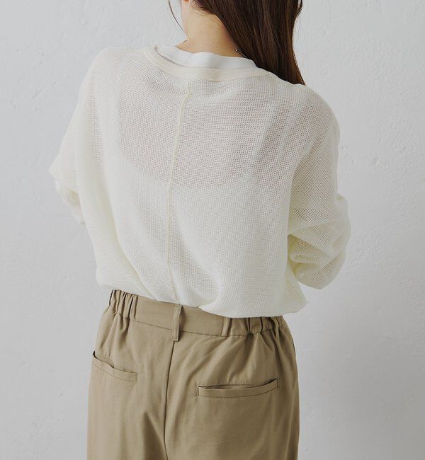  「ラッセルメッシュカットソー」|Tシャツ・カットソー|