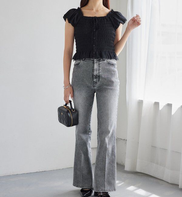  「【WEB限定】ストレッチ美脚デニムパンツ」|その他|