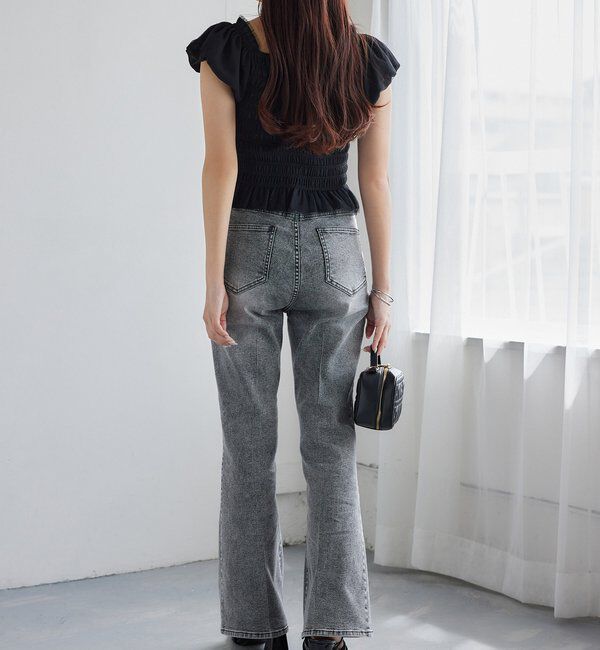  「【WEB限定】ストレッチ美脚デニムパンツ」|その他|